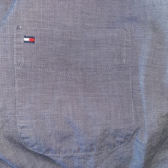 Tommy Hilfiger blue classic fit button down shirt size XL - Picture 6 of 9